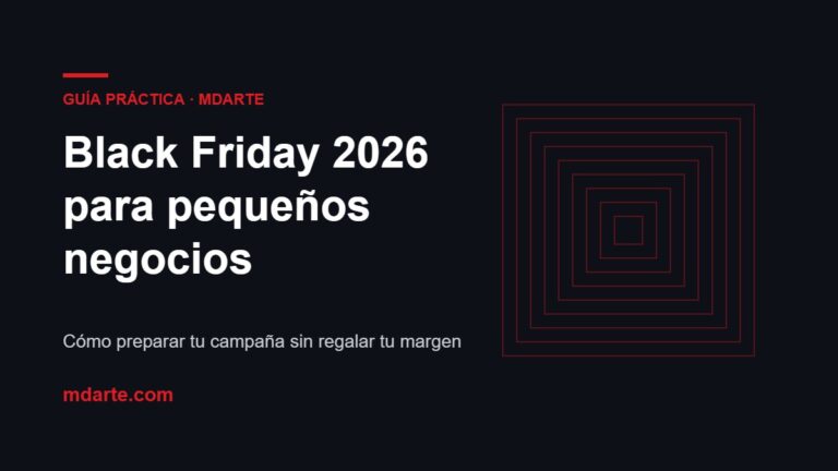 Black Friday 2026 para pequeños negocios: guía para preparar tu campaña
