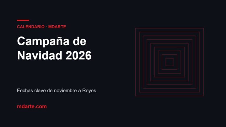 Campaña de Navidad 2026: calendario de marketing para pequeños negocios